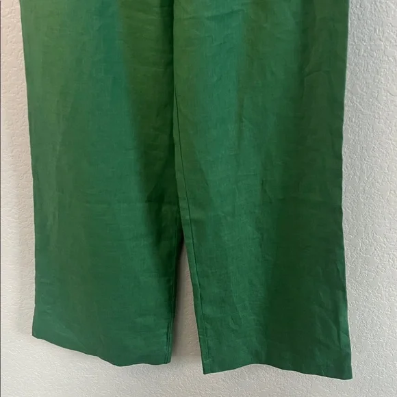 NWT NATION LTD Lucia Tie Waist Pants In Green. Size M - Picture 5 of 13